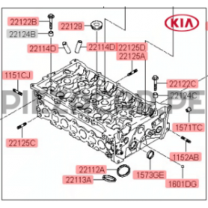 Culata de motor para Kia Sportage