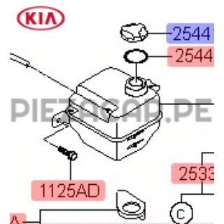 Depósito de radiador para Kia Sportage