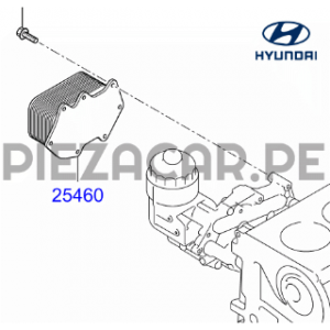 Enfriador de aceite para Hyundai HD120